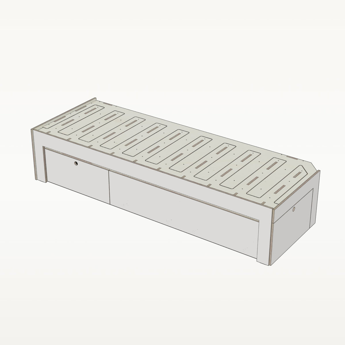 Laengsbett 200 cm