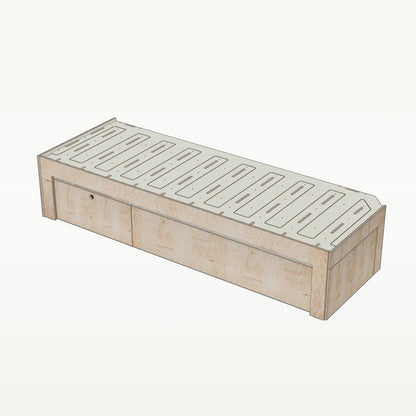 Laengsbett 200 cm