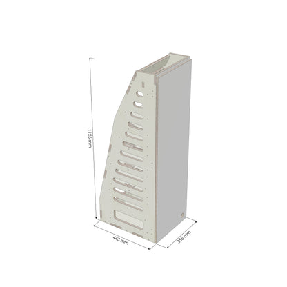 Hochschrank Schmal Links - Iveco L3H3 - Bemasst