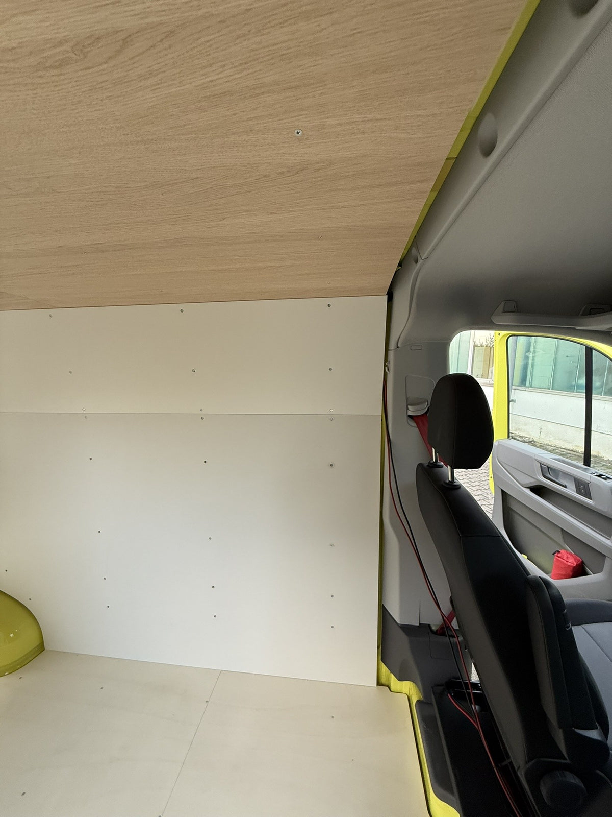 Decke und Wände Crafter L3H2, Blick nach vorn
