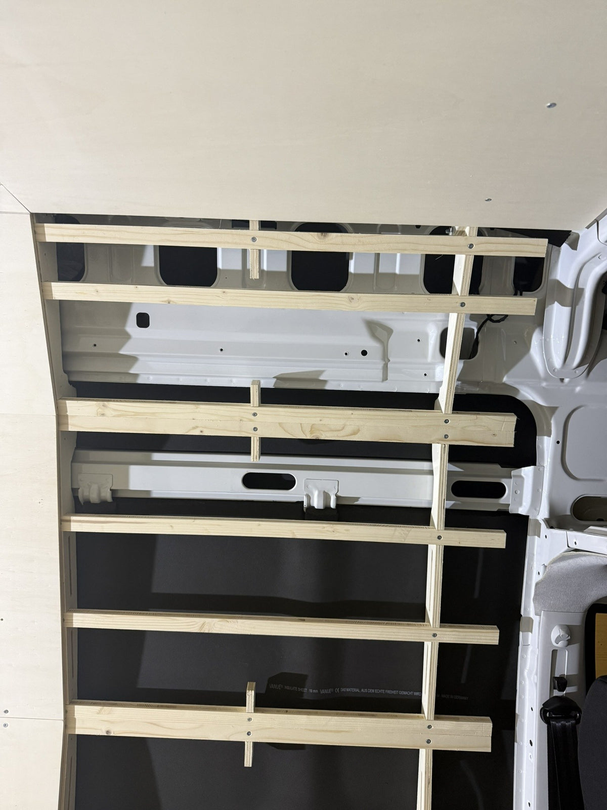 Unterkonstruktion Iveco Daily, Detail Schiebetür