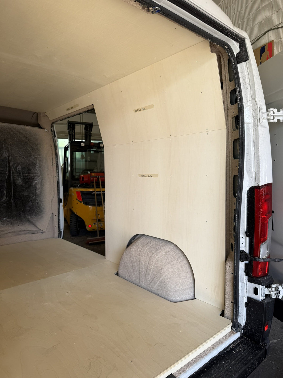 Wandverkleidung Ducato L2H2, Seitenwand mit Schiebetür