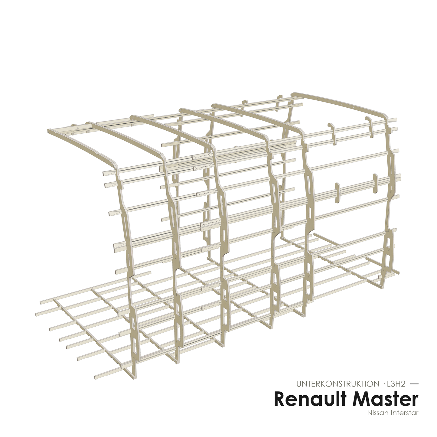 Unterkonstruktionsset Renault Master / Nissan Interstar