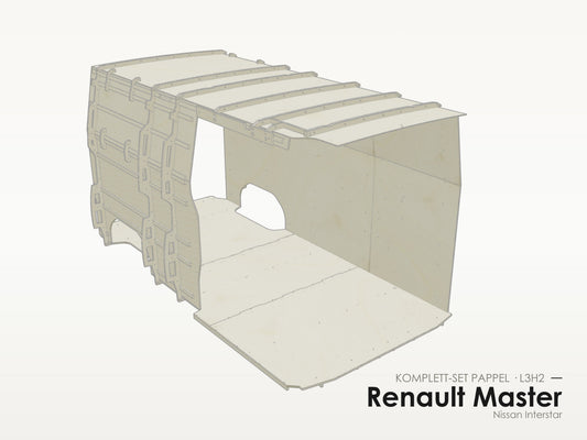 Renault Master / Nissan Interstar – Komplett-Set Pappel L3H2