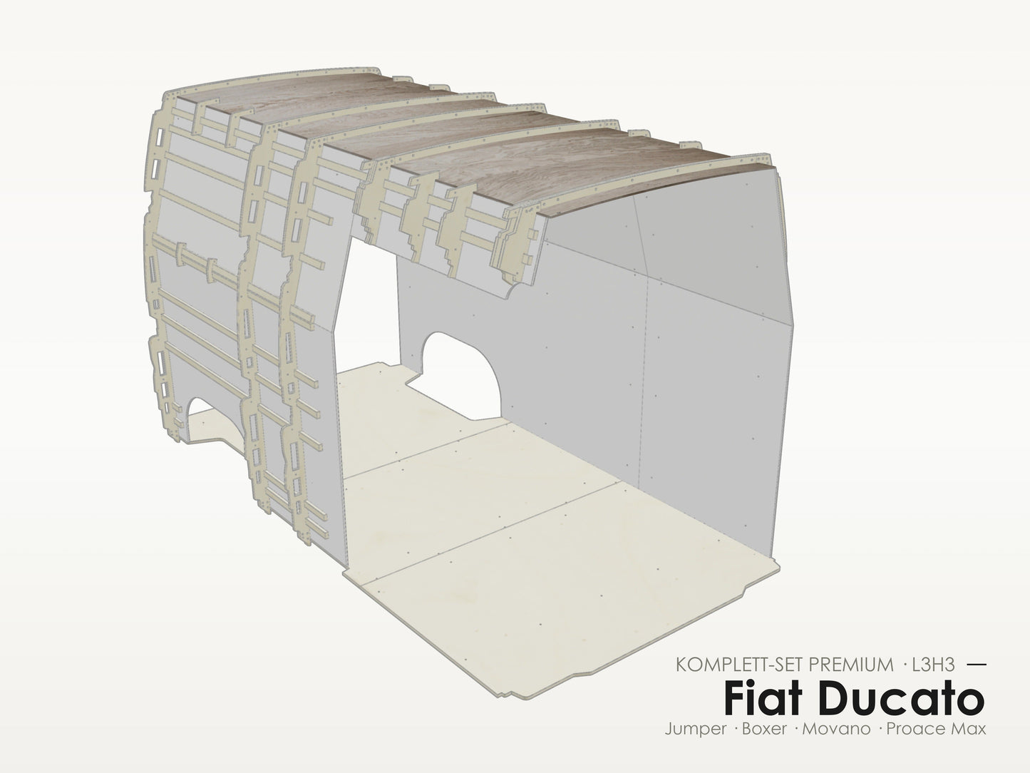 Fiat Ducato / Jumper / Boxer / Movano / Proace Max – Komplett-Set Premium L3H3