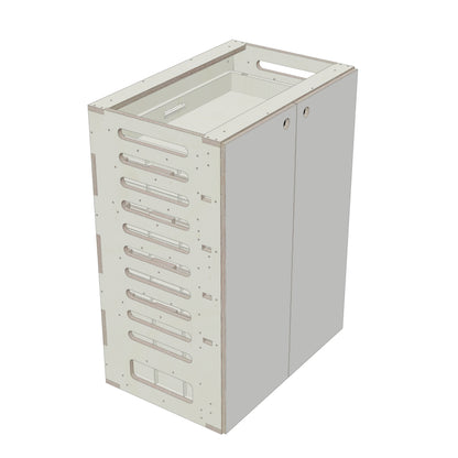 Unterschrank Euroboxen Breit - Rendering
