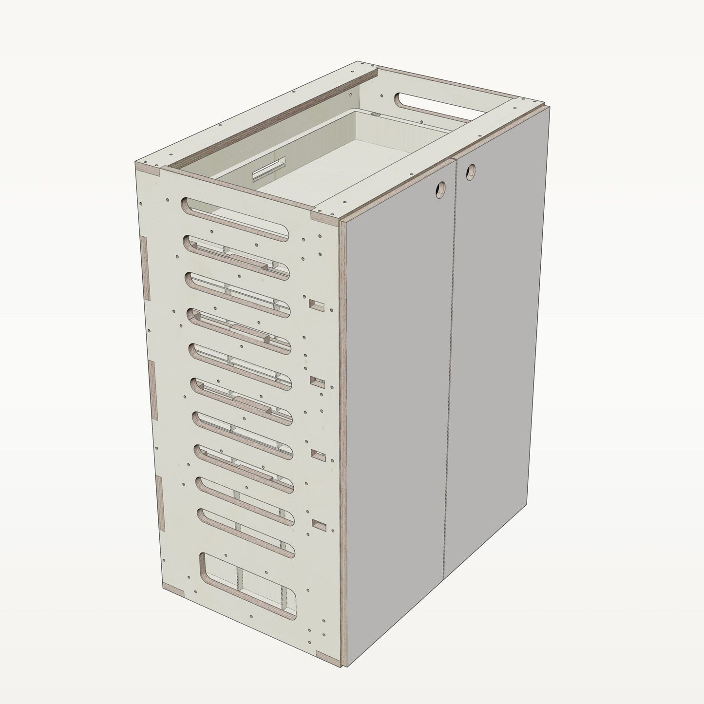 Unterschrank Euroboxen Breit