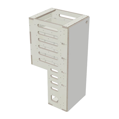 Unterschrank Euroboxen Schmal mit Radkasten-Aussparung - Rendering