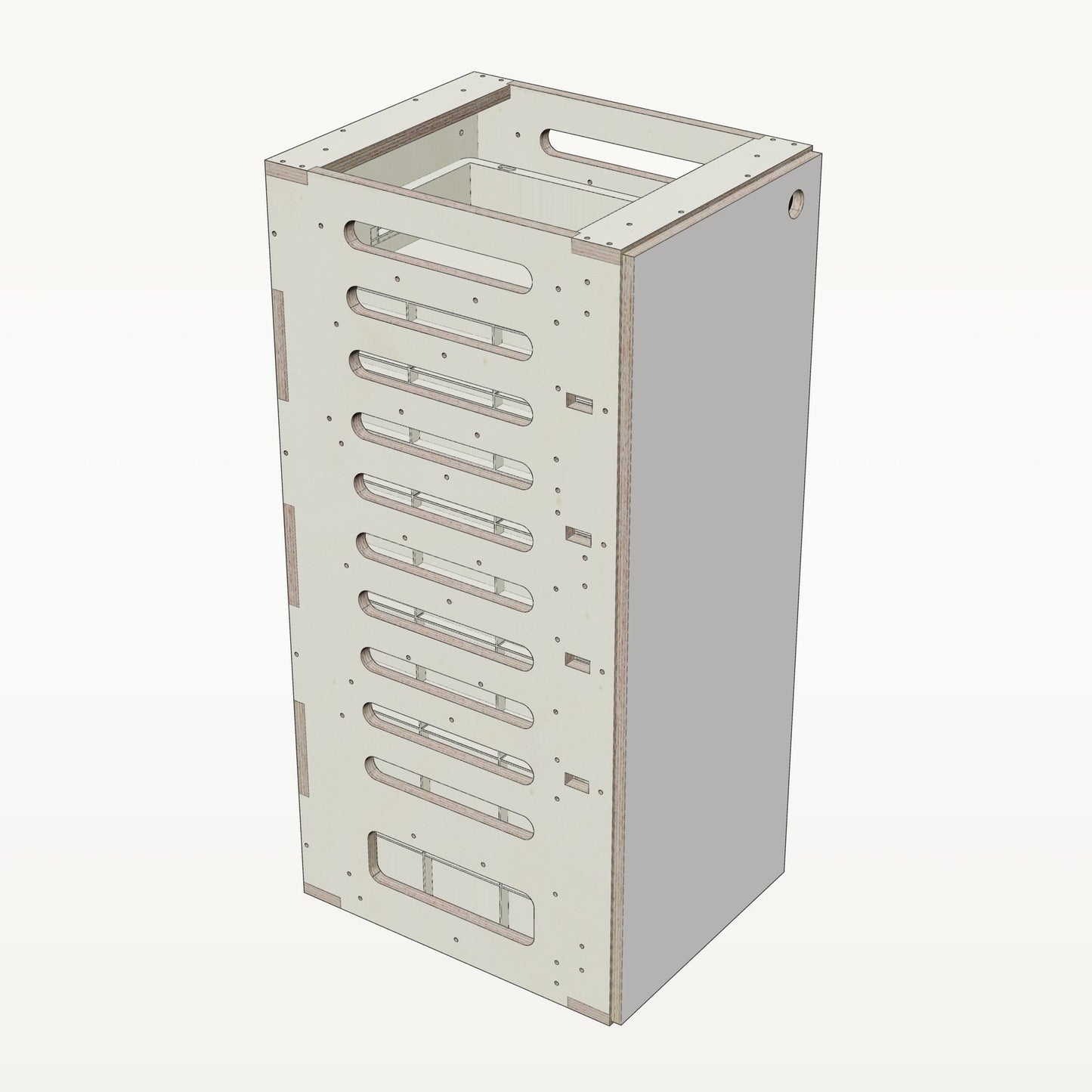 Unterschrank Euroboxen Schmal
