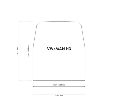 VW Crafter / MAN TGE – Komplett-Set Pappel L3H3