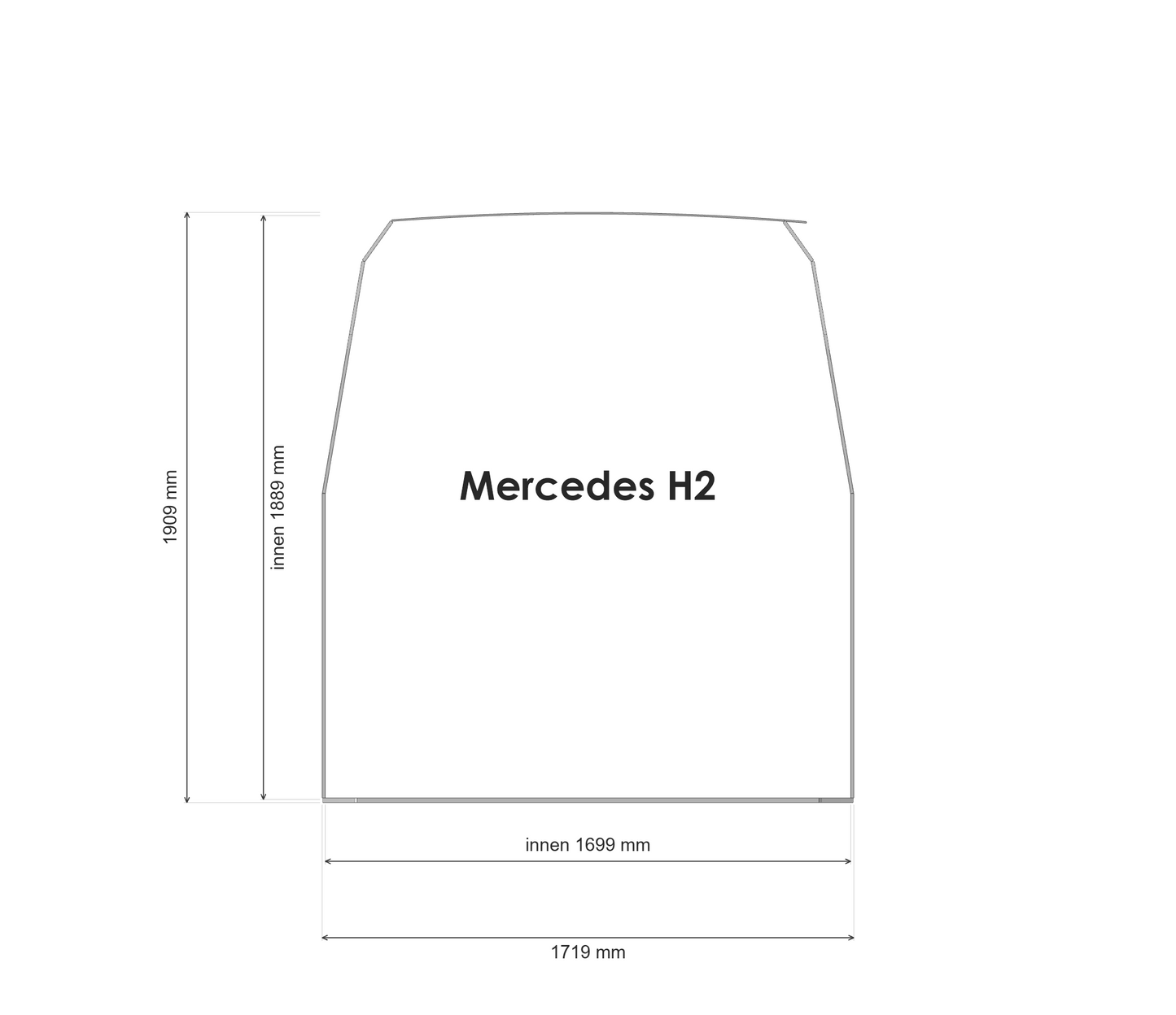 Unterkonstruktionsset Mercedes Sprinter