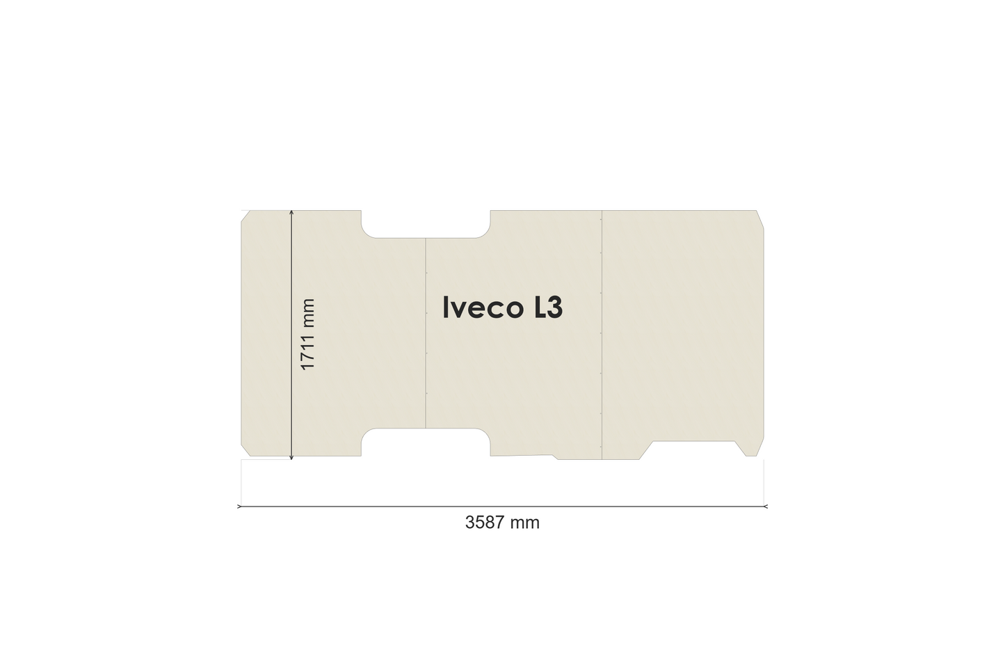 Unterkonstruktionsset Iveco Daily