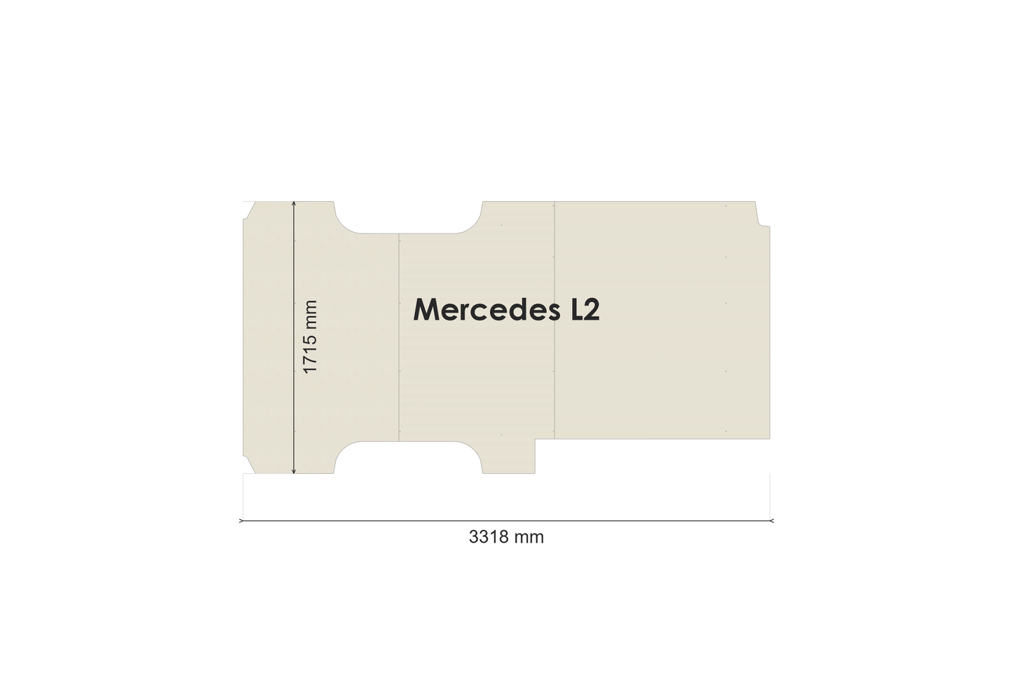 Unterkonstruktionsset Mercedes Sprinter